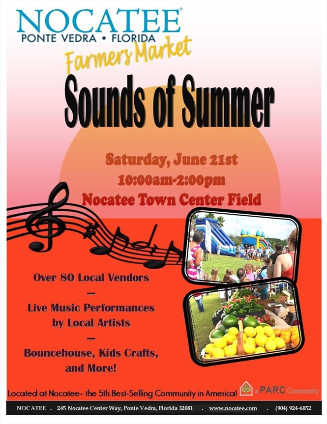 Sounds of Summer this weekend at Nocatee.